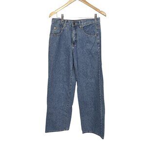 American Outpost Women Jeans 10 High Rise Cotton Denim Solid Vintage Y2K Mom